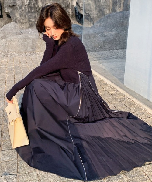 BIRTHDAY BASH（バースデーバッシュ） ワンピース SIDE ZIP PLEATS