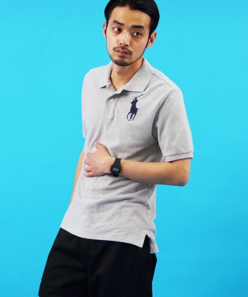 POLO Ralph Lauren ビックロゴ polo shirt ポロシャツ POLO RALPH LAUREN ポロシャツ ビッグロゴポロシャツ メンズ