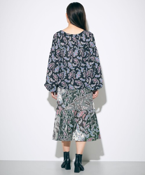 Grace Continental グレースコンチネンタルペイズリー柄　スカート キルトペイズリープリントスカート / GRACE CONTINENTAL | GRACE