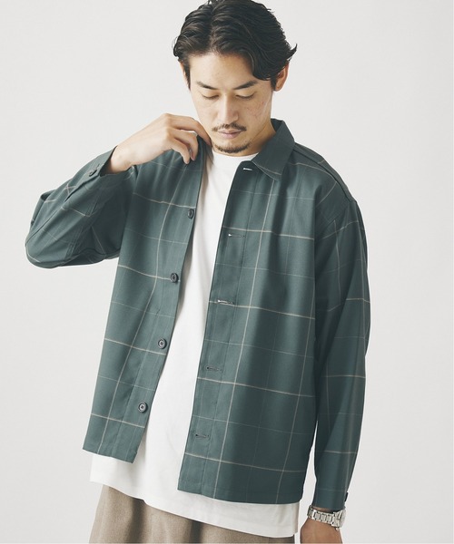 格安日本製 ジャケット ブルゾン ウォッシャブル T/R チェック シャツジャケット ZOZOTOWN PayPayモール店 - 通販 - PayPayモール 激安大特価