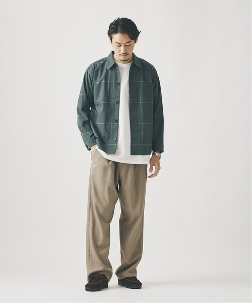 格安日本製 ジャケット ブルゾン ウォッシャブル T/R チェック シャツジャケット ZOZOTOWN PayPayモール店 - 通販 - PayPayモール 激安大特価