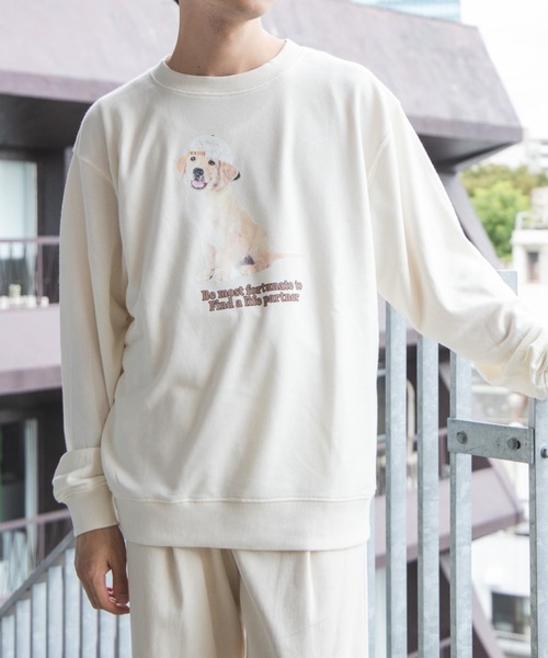 スウェット WEGO/グラフィックプルオーバー