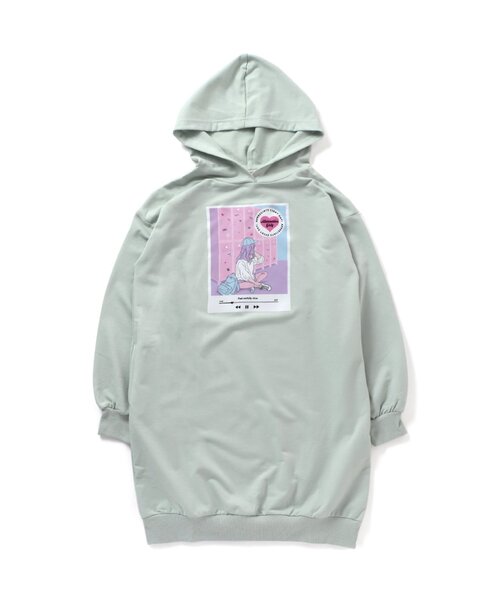 ワンピース エモプリントフードワンピ|ZOZOTOWN |11