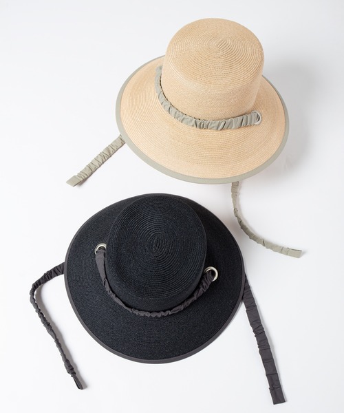 INDIETRO ASSOCIATION 帽子 ハット Braid Sun Hat / ブレード