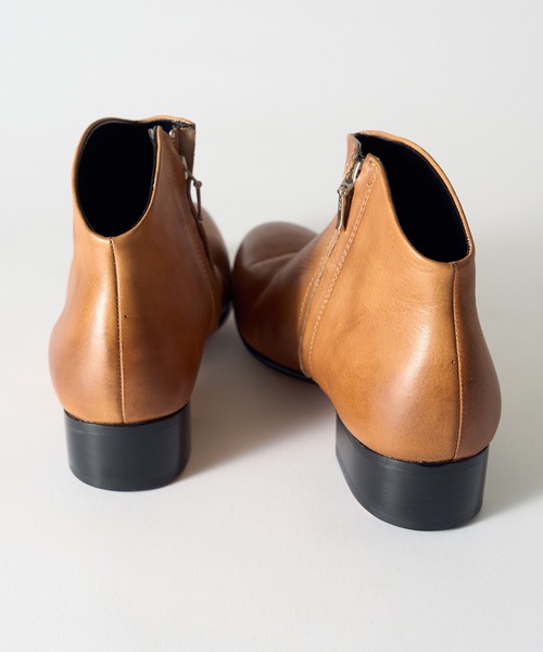 PADRONE（パドローネ） ブーツ 「PADRONE」別注 SIDE ZIP SHORT BOOTS