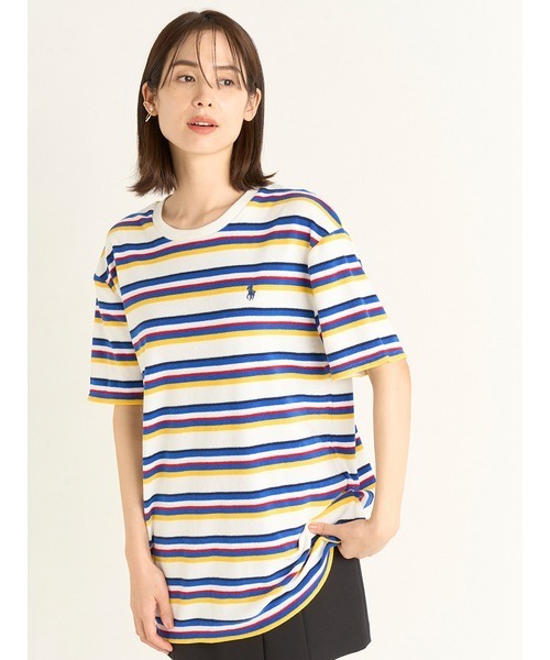 tシャツ 「RALPH LAUREN」マルチボーダーTシャツ レディース