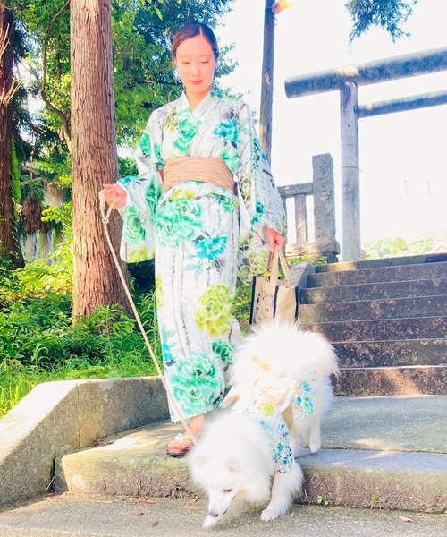 ONEKOSAMA OINUSAMA 犬 服 DESIGNERS GUILD コラボ ペット浴衣