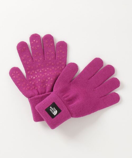 ノースフェイス　スノーパンツ　手袋　ピンク　キッズ THE NORTH FACE（ザ ノースフェイス） 手袋 KIDS KNIT GLOVE