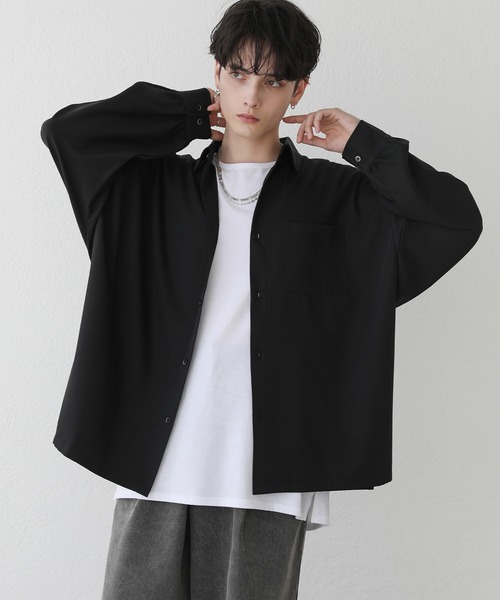 ASTRONOMY シャツ ビッグシルエットドルマンバルーン袖レギュラー