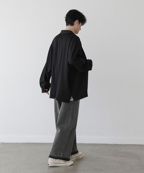 ASTRONOMY シャツ ビッグシルエットドルマンバルーン袖レギュラー