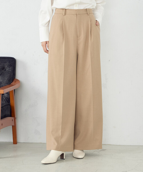 ファセッタズム　ダメージスラックス　ワイドパンツ COMME CA ISM スラックス パンツ 「セットアップ対応