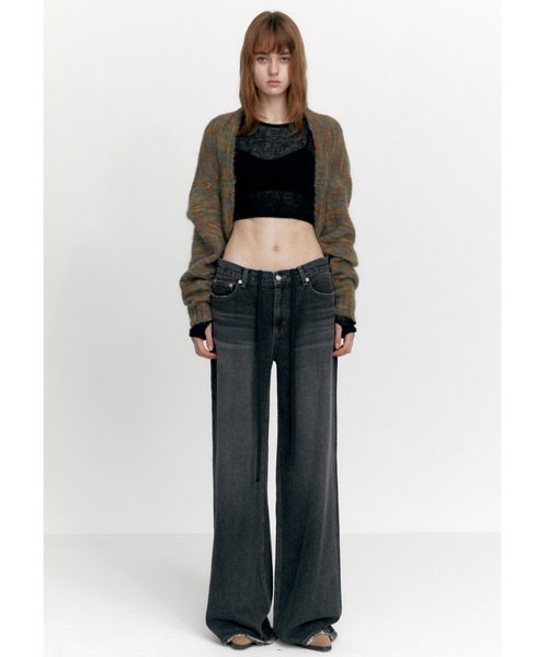 ニット セーター STUDIOTABLE/スタジオテーブル BOLERO CROPPED KNIT ２way ニット ボレロ ショート丈 セーター レ STUDIOTABLE/スタジオテーブル BOLERO CROPPED KNIT 2way