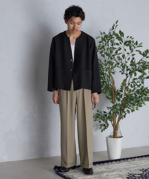 SHIPS.me ワイドパンツ パンツ 「ZOZO限定」SHIPS.me: ワイド
