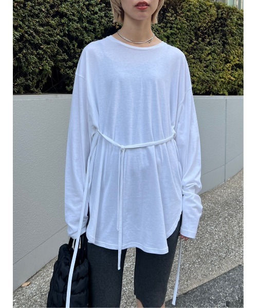 Many way Looseカットソー BLACK BY MOUSSY | manyway loose tops (Tシャツ・カットソー