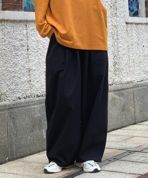 チノ ライター BENDER TOKYO チノパン 「BENDER TOKYO」ワイドシルエット タック