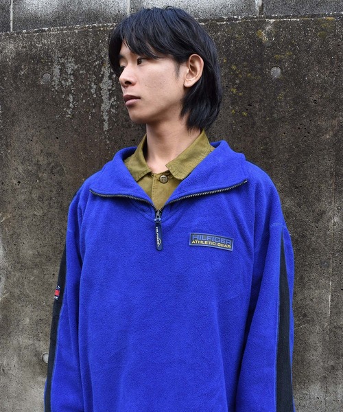 たんぽぽ様  90s オールド トミー ヒルフィガー ハーフジップ フリース たんぽぽ様 90s オールド トミー ヒルフィガー ハーフジップ