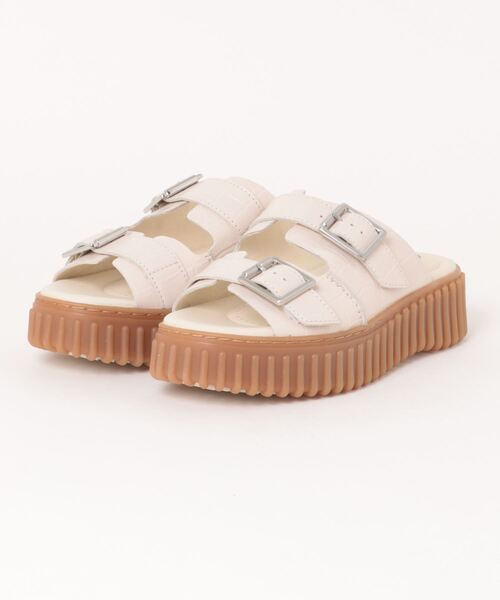 送料無料 CLARKS ミュール スライド サンダル レザー ヒール Clarks クラークス DSRT デザートサンダル ノマドミュール