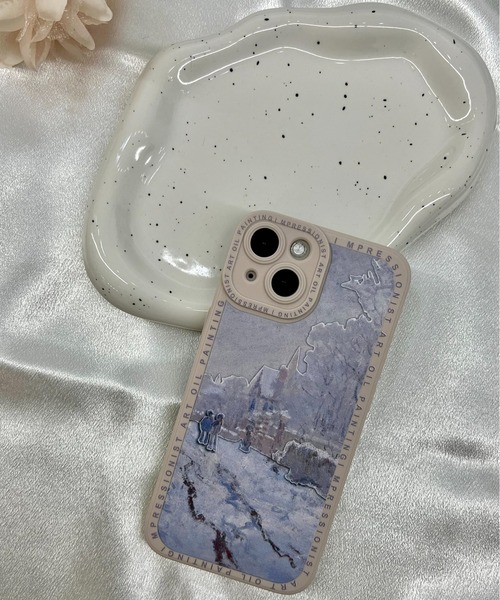 BURNER スマホケース 「OKUOKU 0909」iPhoneケース 絵画風