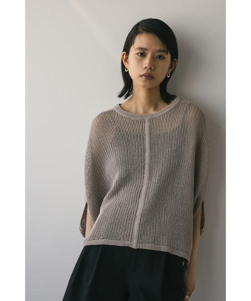 STYLEMIXER ニット セーター メッシュドルマンニット レディース