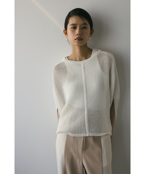 STYLEMIXER ニット セーター メッシュドルマンニット レディース