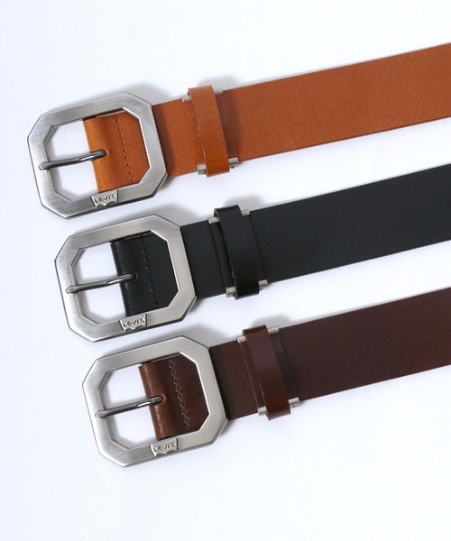 LEVI'S レディース ベルト ベージュ レザー Levi's ベルト Levi's/リーバイス 40mm 本革 アンティーク