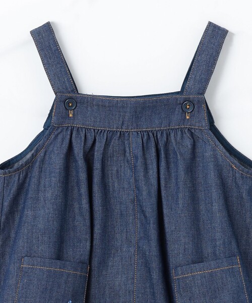ジャンパースカート 「80-100cm」デニム キッズ 子供服 女の子
