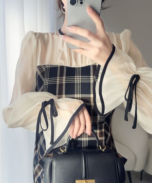 8383【極美品】street Organ プリーツ チェック ロングワンピース スカート ロングプリーツスカート : ZOZOTOWN Yahoo!店 - 通販 - Yahoo