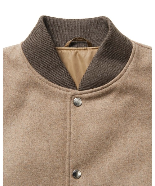 SOPHNET.（ソフネット） スタジャン LEATHER SLEEVE VARSITY JACKET