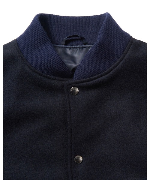 SOPHNET.（ソフネット） スタジャン LEATHER SLEEVE VARSITY JACKET