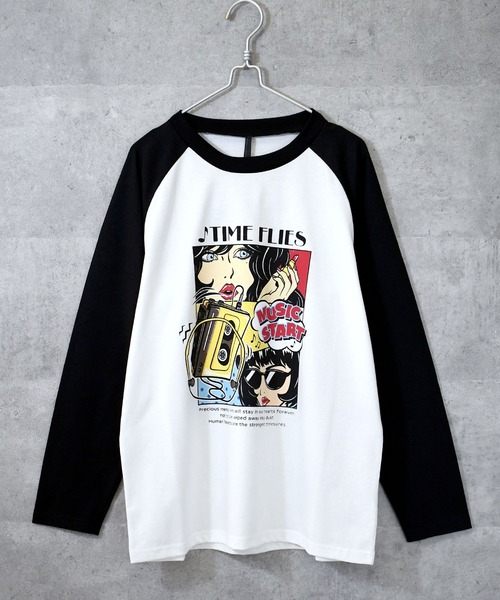 Anytime Songs（エニータイムソングス） tシャツ oversize raglan