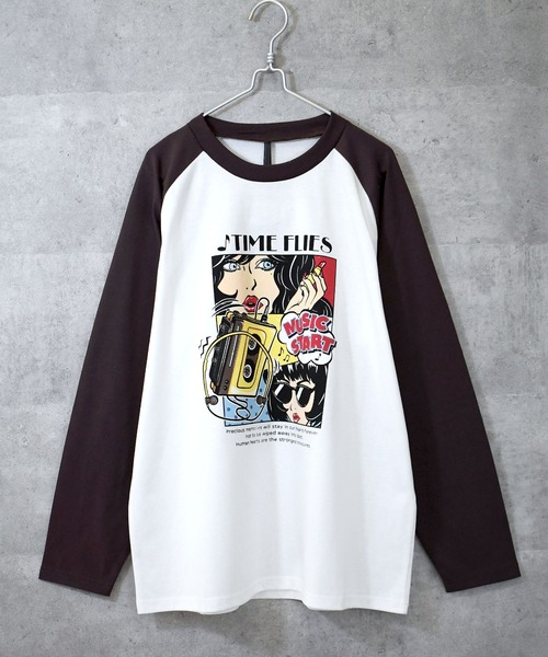 Anytime Songs（エニータイムソングス） tシャツ oversize raglan
