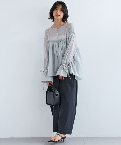 【定価16500円/2024SS】バンヤードストーム ボイルシアーブラウス 定価16500円/2024SS】バンヤードストーム ボイルシアーブラウス
