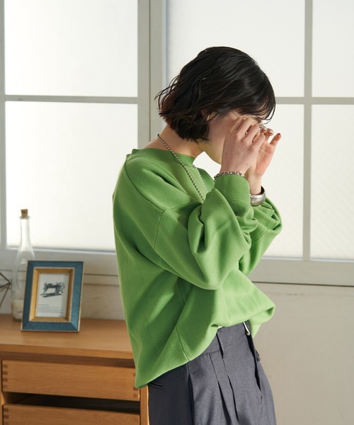 NUNIFE ニット セーター 春カラー追加「9色展開」スウェット