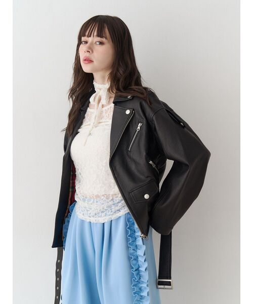 jouetie（ジュエティ） レザージャケット ライダース 「PosTokyo」real