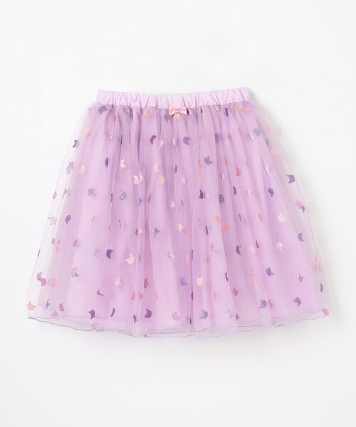ANY（エニィ） スカート ラメチュールフレアスカート キッズ 子供服