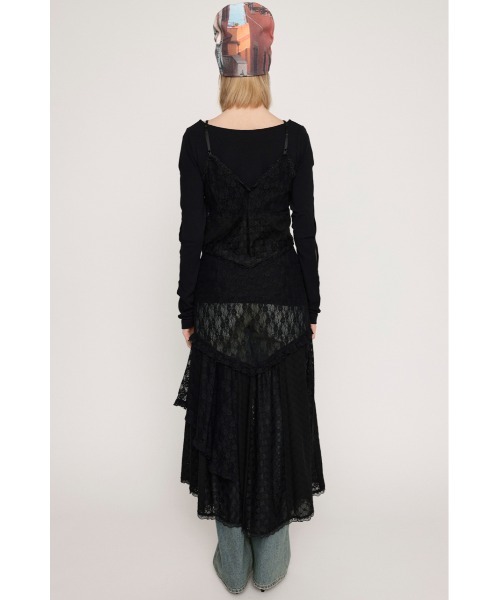 ワンピース COMBINATION LACE DRESS コンビネーション レース ドレス  