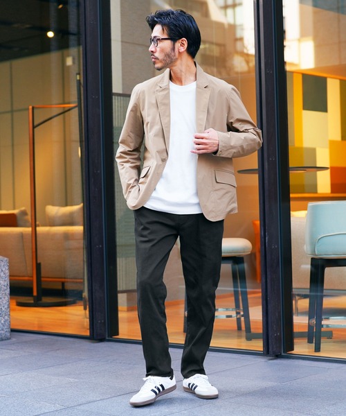 【monsieurdef】センタークリース テーパードパンツ XL JIGGYS SHOP（ジギーズショップ） スラックス センタークリース