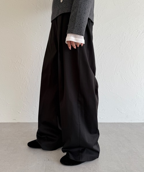 kutir（クティール） ワイドパンツ スラックス パンツ 「新色追加