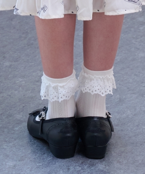 ローファー ビジューバックルストラップシューズ キッズ 子供 女の子_17