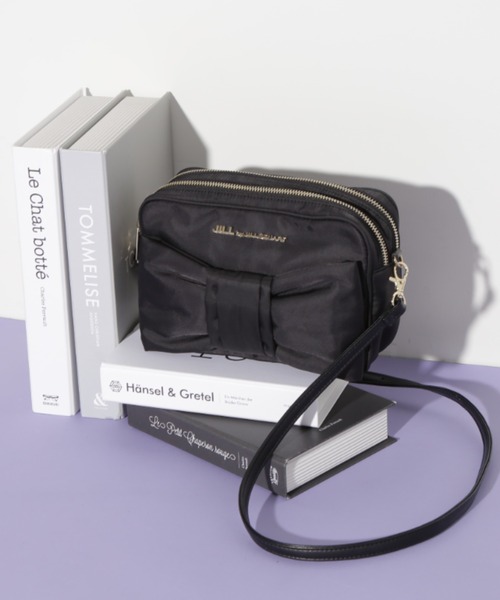 JILLSTUART リボンポシェット レディース ショルダーバッグ ブラック JILL by STUART ショルダーバッグ バッグ 「WEB限定」リボン