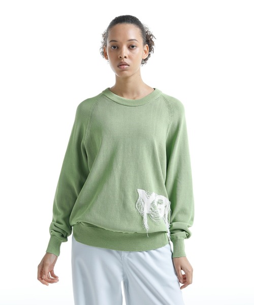 Y-3 セーター ニット KNIT CREW メンズ レディース : ZOZOTOWN