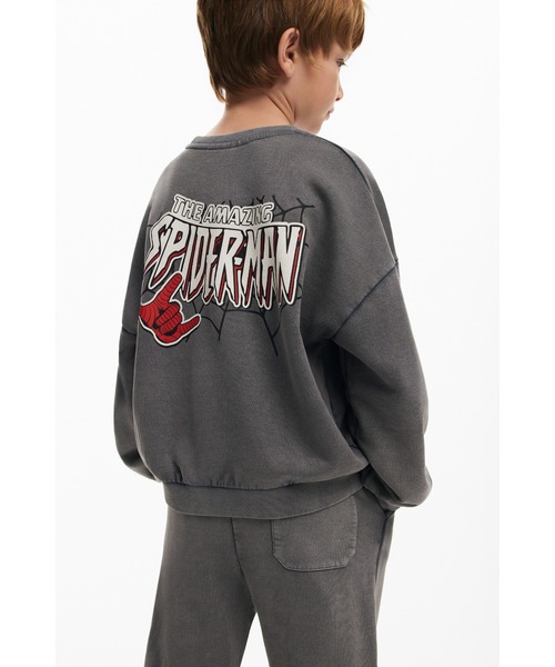 Desigual トレーナー スパイダーマンパッチ付きスウェット キッズ 子供  