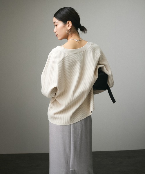 SALON adam et rope'（サロン アダム エ ロペ） カーディガン Vネック