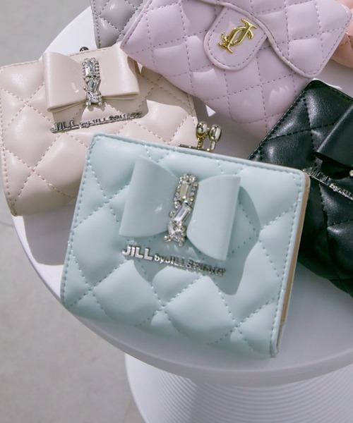 [JILLSTUART] BOW キーリン カードウォレット★新作・25SS★人気 JILLSTUART] BOW リボン ハーフウォレット☆新作・25SS☆人気