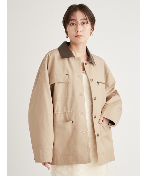 emmi（エミ）✨コットンカバーオールジャケット emmi カバーオール コットンカバーオールジャケット レディース