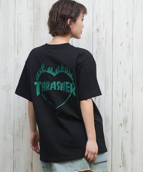 THRASHER（スラッシャー） tシャツ バーニングハートTシャツ