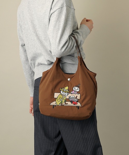 うめむぎ 美品☆イントキシック ショルダーバッグ 2way ロゴストラップ MOOMIN（ムーミン） ショルダーストラップ ショルダーバッグ バッグ