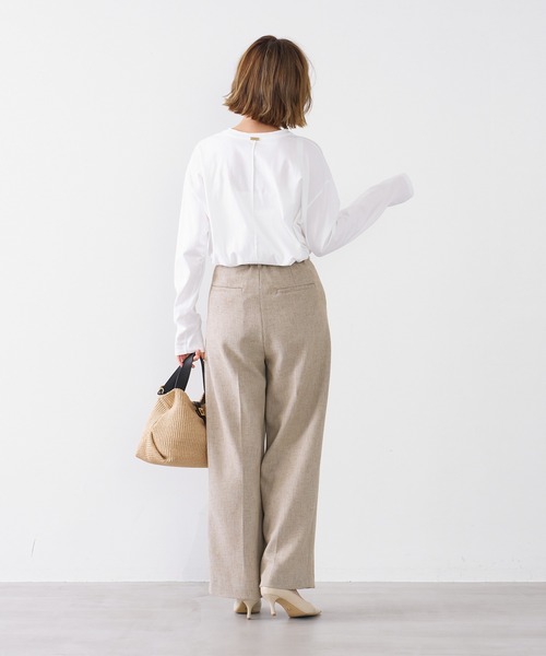 MICA&DEAL tシャツ CARINA”ロゴロングT-shirt レディース