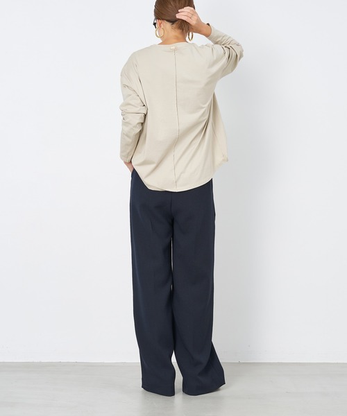 tシャツ CARINA”ロゴロングT-shirt レディース MICA&DEAL tシャツ CARINA”ロゴロングT-shirt レディース