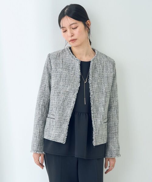 YECCA VECCA（イェッカヴェッカ） ジャケット ノーカラージャケット